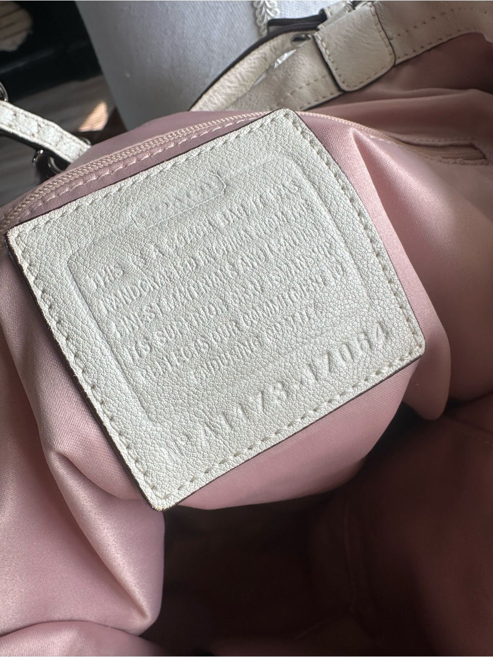 Coach vintage Ivory Perforated Logo Leather Shoulder Bag - Picture 6 of 14